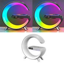 Load image into Gallery viewer, 2023 New Intelligent G Shaped LED Lamp Bluetooth Speake Wireless Charger Atmosphere Lamp App Control For Bedroom Home Decor
