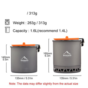 Camping Portable Hiking Single-pot Energy-collecting