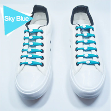 Load image into Gallery viewer, Elastic Silicone Shoelaces 12pcs Lazy No Tie Athletic Running Sport Shoelaces Children and Adult Shoe Strings For NMD sneakers
