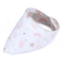 Cargar imagen en el visor de la galería, Cotton triangle towel baby child cartoon saliva towel
