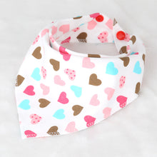 Cargar imagen en el visor de la galería, Cotton triangle towel baby child cartoon saliva towel
