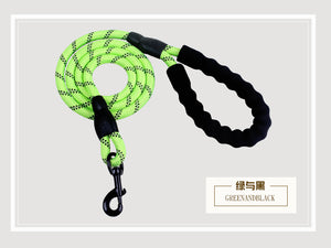 Pet Reflective Traction Rope Cotton Handle