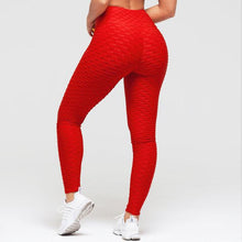 Load image into Gallery viewer, Leggings Women Gym High Waist Push Up Yoga Pants Jacquard Fitness Legging Running Trousers Woman Tight Sport Pants
