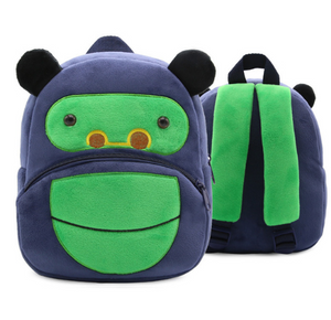 Children School Backpack Cartoon Rainbow Unicorn Design Soft Plush Material For Toddler Baby Girls Kindergarten Kids School Bags