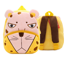 Cargar imagen en el visor de la galería, Children School Backpack Cartoon Rainbow Unicorn Design Soft Plush Material For Toddler Baby Girls Kindergarten Kids School Bags
