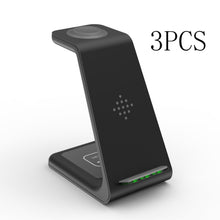 Load image into Gallery viewer, Charging Station Wireless Charger Stand Wireless Quick Charge Dock For Phone Holder Compatible With , 3 In 1 Fast
