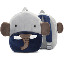 Cargar imagen en el visor de la galería, Children School Backpack Cartoon Rainbow Unicorn Design Soft Plush Material For Toddler Baby Girls Kindergarten Kids School Bags
