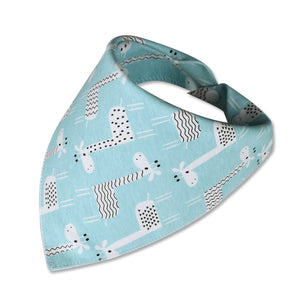 Cotton triangle towel baby child cartoon saliva towel