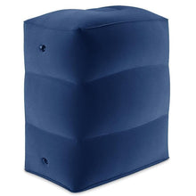 Cargar imagen en el visor de la galería, Inflatable foot pad. Airplane, car, airport, train, camping, cinema, home
