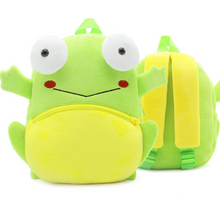 Cargar imagen en el visor de la galería, Children School Backpack Cartoon Rainbow Unicorn Design Soft Plush Material For Toddler Baby Girls Kindergarten Kids School Bags

