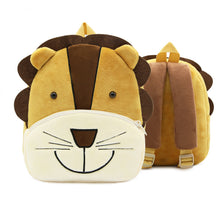 Cargar imagen en el visor de la galería, Children School Backpack Cartoon Rainbow Unicorn Design Soft Plush Material For Toddler Baby Girls Kindergarten Kids School Bags
