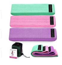 Load image into Gallery viewer, Elastic Resistance Bands for Women and Men Fitness, Workout Outdoor Exercise, Gift, 3-Level Set, Non-Slip Legs and Buttock Sports Bands, Non-Slip.
