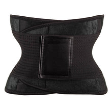 Cargar imagen en el visor de la galería, Waist Trimmer Belt Body Shaper Abdominal Trainer Weight Loss Fat Burning Straps

