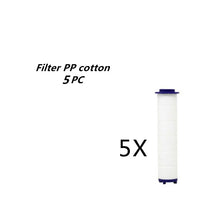Load image into Gallery viewer, Propeller Driven Shower Head With Stop Button And Cotton Filter Turbocharged High Pressure Handheld Shower Nozzle
