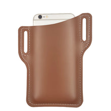 Cargar imagen en el visor de la galería, Cellphone Loop Holster Case Belt Waist Bag Props PU Leather Purse Phone Wallet
