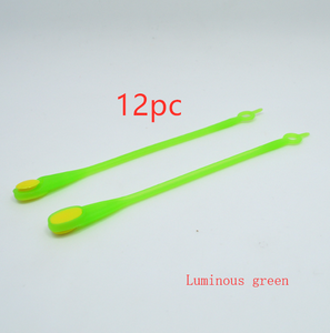 Elastic Silicone Shoelaces 12pcs Lazy No Tie Athletic Running Sport Shoelaces Children and Adult Shoe Strings For NMD sneakers