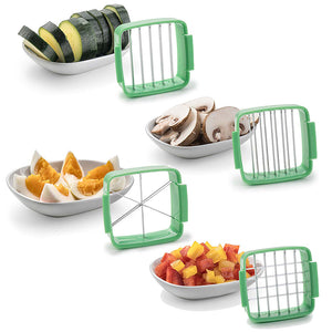 Multifunctional Pressing Shredder Fruit and Vegetable Sara Flower Quick Cut Knife Set