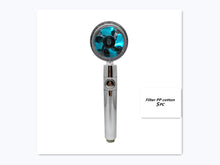 Load image into Gallery viewer, Propeller Driven Shower Head With Stop Button And Cotton Filter Turbocharged High Pressure Handheld Shower Nozzle
