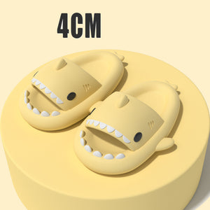 Adult's Slippers Indoor Outdoor Funny Shark Cartoon Slippers