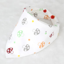 Cargar imagen en el visor de la galería, Cotton triangle towel baby child cartoon saliva towel
