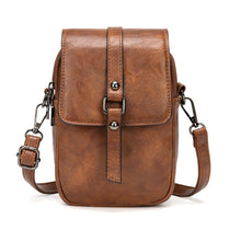 Load image into Gallery viewer, Vintage Large Capacity Phone Bag Crossbody Bag Shoulder Bag With Detachable Strap
