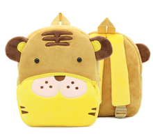 Cargar imagen en el visor de la galería, Children School Backpack Cartoon Rainbow Unicorn Design Soft Plush Material For Toddler Baby Girls Kindergarten Kids School Bags
