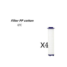 Load image into Gallery viewer, Propeller Driven Shower Head With Stop Button And Cotton Filter Turbocharged High Pressure Handheld Shower Nozzle
