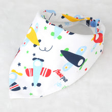 Cargar imagen en el visor de la galería, Cotton triangle towel baby child cartoon saliva towel
