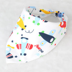 Cotton triangle towel baby child cartoon saliva towel