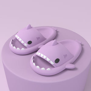 Adult's Slippers Indoor Outdoor Funny Shark Cartoon Slippers