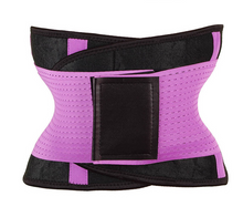 Cargar imagen en el visor de la galería, Waist Trimmer Belt Body Shaper Abdominal Trainer Weight Loss Fat Burning Straps
