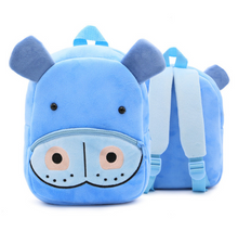 Cargar imagen en el visor de la galería, Children School Backpack Cartoon Rainbow Unicorn Design Soft Plush Material For Toddler Baby Girls Kindergarten Kids School Bags
