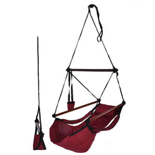 Load image into Gallery viewer, Hanging Chair Hammock Hanging Seat Hanging Swing With Foot Rest Outdoor Chair
