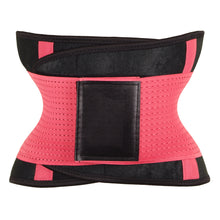 Cargar imagen en el visor de la galería, Waist Trimmer Belt Body Shaper Abdominal Trainer Weight Loss Fat Burning Straps
