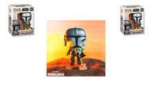 Cargar imagen en el visor de la galería, Funko Pop! Star Wars: The Mandalorian - Mandalorian Flying with The Child
