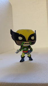Funko Marvel ZOMBIES WOLVERINE GITD Pop Vinyl #662 EE Exclusive + Protector