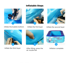 Cargar imagen en el visor de la galería, Swimming Pool Outdoor Children Paddling Bathtub Large Inflatable Anti-slip 1.2/1.3/1.5M
