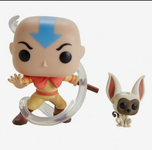 Funko Pop Avatar The Last Airbender : AANG w/Momo #534 Vinyl Figure "MINT