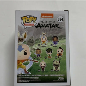 Funko Pop Avatar The Last Airbender : AANG w/Momo #534 Vinyl Figure "MINT