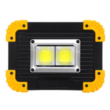 Cargar imagen en el visor de la galería, LED Flashlight Work 2 in 1 Light USB COB Rechargeable Camping Lamp Searchlight
