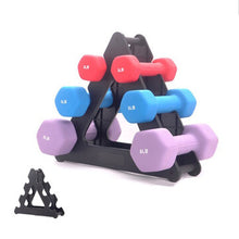 Load image into Gallery viewer, 3-Tier Dumbbell Storage Rack Stand Multilevel Hand Weight Tower Stand For Gym Organization Body Building Storage Supplies
