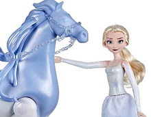 Load image into Gallery viewer, Disney&#39;s Frozen 2 Elsa and Swim and Walk Nokk, Toy for Kids, Frozen Dolls

