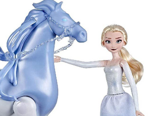 Disney's Frozen 2 Elsa and Swim and Walk Nokk, Toy for Kids, Frozen Dolls