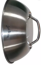 Cargar imagen en el visor de la galería, Jim beam 9&quot; burguer cover and cheese stainless steel
