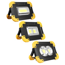 Cargar imagen en el visor de la galería, LED Flashlight Work 2 in 1 Light USB COB Rechargeable Camping Lamp Searchlight
