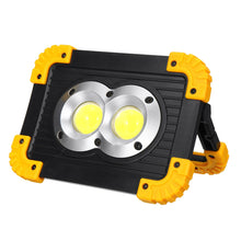 Cargar imagen en el visor de la galería, LED Flashlight Work 2 in 1 Light USB COB Rechargeable Camping Lamp Searchlight
