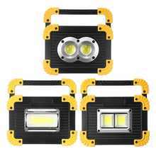Cargar imagen en el visor de la galería, LED Flashlight Work 2 in 1 Light USB COB Rechargeable Camping Lamp Searchlight

