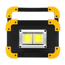 Cargar imagen en el visor de la galería, LED Flashlight Work 2 in 1 Light USB COB Rechargeable Camping Lamp Searchlight
