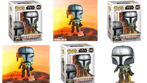 Funko Pop! Star Wars: The Mandalorian - Mandalorian Flying with The Child