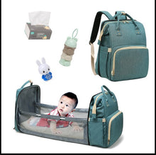 Cargar imagen en el visor de la galería, Portable Folding Crib Mommy Bag
